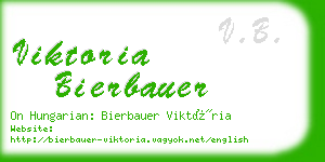 viktoria bierbauer business card